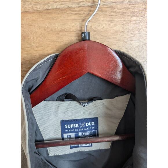 Carhartt Soft Shell Jacket Mens 2XL Super Dux Relaxed Fit Lightweight 0J5534-M - Picture 4 of 5